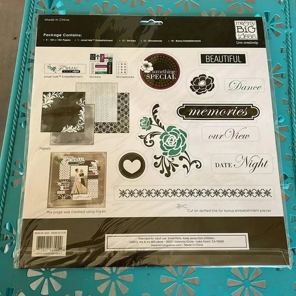 Me & My Big Ideas 12 x 12  Royal Caribbean Formal Night Cruise Scrapbook Kit - Picture 4 of 8
